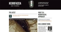 Desktop Screenshot of neurofascia.com